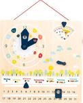 Small Foot Lernuhr mit Kalender Educate 4183236
