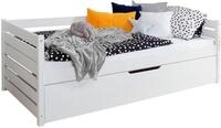 Ticaa Sofabett Naomi inkl. Ausziehbett, 100x200, Wei&szlig; 4170561