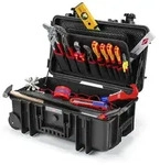 KNIPEX 00 21 33 S Werkzeugkoffer "Robust26 Move" Sanit&auml;r 17-teilig