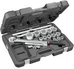 FACOM Steckschluessel 3/4Z 6-Kant, Set 18-tl