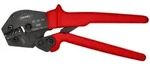 KNIPEX 97 52 08 Crimpzange auch f&uuml;r Zweihandbedienung mit rutschhemmenden Kunsts...