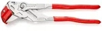 KNIPEX 91 13 250 Fliesenbrechzange mit Kunststoff &uuml;berzogen verchromt 250 mm