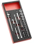FACOM Modul Steckschluessel 3/8Z J.161B 20tl