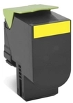 Original Lexmark 80C2XYE / 802XY Toner gelb