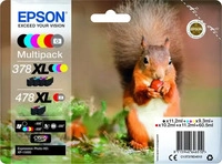 Epson C13T379D4010, Epson 378XL478XL (C13T379D4010) Tintenpatrone Multipack original