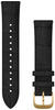 Garmin Schnellwechsel-Armbänder (20 mm) Armband aus schwarzem, geprägtem Leder mit