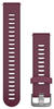 Garmin Schnellwechsel-Armbänder (20 mm) Beerenfarbenes Silikonarmband mit