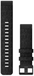 Garmin QuickFit 22-Uhrenarmb&auml;nder Schwarzmeliertes Nylon