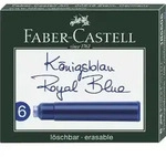 Faber-Castell Tintenpatronen Standard k&ouml;nigsblau 6er