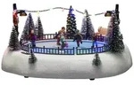Konstsmide 4254-000 LED-Szenerie Eisbahn mit Kindern Mehrfarbig LED Bunt mit