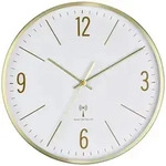 TFA Dostmann 60.3534.53 Funk Wanduhr 30mm x 4.5mm x 30mm Gold