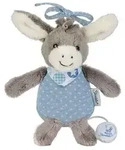 Spieluhr Esel Emmi Boy Gr&ouml;&szlig;e S blau 19cm Melodie: La Le Lu