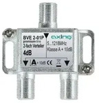 Axing Kabel-TV Verteiler 2-fach 5 - 1218MHz