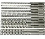 Makita E-14912 Beton-Spiralbohrer-Set 5 mm, 6 mm, 8 mm, 10 mm, 12 mm Gesamtl&auml;nge 165