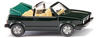 Wiking - VW Golf I Cabrio, dunkelgrün, Spielwaren