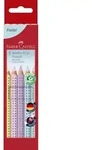 Faber-Castell Buntstifte Jumbo Grip pastell, 5er Set