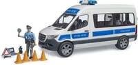 bruder 02683 MB Sprinter Polizei Einsatzfahrzeug mit Polizist und L+S