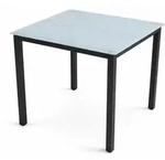 Aluminium Glas Gartentisch Balkontisch 80x80 cm