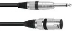 Omnitronic 3022519D XLR Adapterkabel [1x XLR-Stecker 3 polig - 1x Klinkenstecker 6.3