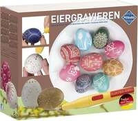 PEBARO 0354 - Eiergravieren, Ostereier-Malset mit Gravierstift und Zubeh&ouml;r,