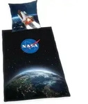 Herding 4493604050 - NASA Weltraum, Bettwäsche-Set, Baumwolle, 80x80/135x200 cm