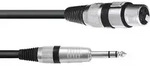 Omnitronic 30225195 XLR Adapterkabel [1x XLR-Stecker 3 polig - 1x Klinkenstecker 6.3