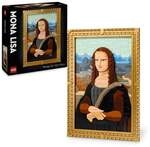 LEGO Art Mona Lisa, Set f&uuml;r Erwachsene, Gem&auml;lde Leonardo da Vinci 31213