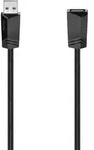 Hama USB-Kabel USB 2.0 USB-A Buchse, USB-A Stecker 3.00m Schwarz 00200620