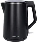 Nedis KAWK361EBK Wasserkocher Kontrollleuchte Schwarz Fassungsverm&ouml;gen: 1.5l