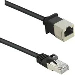 Renkforce RF-4394124 RJ45 Patchkabel CAT 5e F/UTP 0.50 m Schwarz...