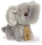 Aurora 35067 - Eco Nation Mini, Elefant, Pl&uuml;schtier, 13 cm