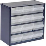 Raaco 612-02 Kleinteilemagazin (B x H x T) 306 x 283 x 150mm Anzahl F&auml;cher: 12