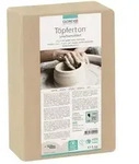 T&ouml;pferton 5kg weiss unschamottiert