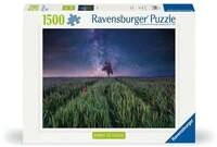 Erwachsenenpuzzle Power of Nature 1500 Teile - Nachthimmel &uuml;ber dem Kornfeld