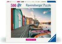 Erwachsenenpuzzle 500 Teile - Bootshaus in Sm&ouml;gen, Schweden