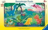 Kinderpuzzle 15 Teile - Die kleinen Dinos