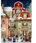 A4-Wand-Adventskalender &ndash; In der Weihnachtsgasse