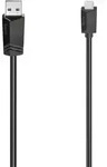 Hama USB-Kabel USB 2.0 USB-Micro-B Stecker, USB-A Stecker 0.75m Schwarz 00200607