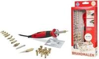 PEBARO 0262 - Brandmalkolben mit An/Aus Schalter und 20 Aufs&auml;tzen