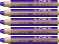STABILO Aquarellbuntstift woody 3 in 1 duo Gelb