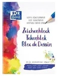 Oxford Zeichenblock A4 blanko, 20 Blatt, 120 g/m2 echtes K&uuml;nstlerpapier