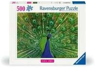Erwachsenenpuzzle "Colorful Animals" 500 Teile - Pfau