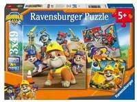 Kinderpuzzle 3x49 Teile - Paw Patrol - Arbeitsfahrzeuge