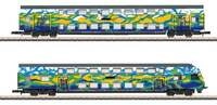 M&auml;rklin 87307 Z Doppelstockwagen-Set Touristik 2 der DB AG Doppelstock-Steuer- und