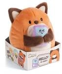 NICI Kuscheltier Fuchs Geeks mit Video Spiel rot 16cm