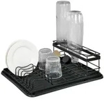 Geschirrabtropfer mit Flaschenhalter Mod. Amy, flexibel abnehmbare Komponenten