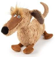 Sigikid 31013 - Kuscheltier Dackel Sausage Schorschi, Beasts Town, 45 cm