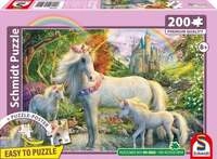 Einhornstute mit zwei Fohlen 200 Teile