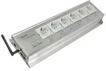 Allnet 221638 WiFi-Steckdosenleiste 6fach Silber Kaltger&auml;testecker 1St.