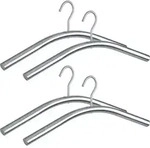 Kleiderb&uuml;gel Mod. Dry 4er Set Edelstahl, rostfrei
